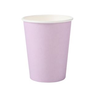 Copo Papel 270mL Candy Lilas - Silver Plastic