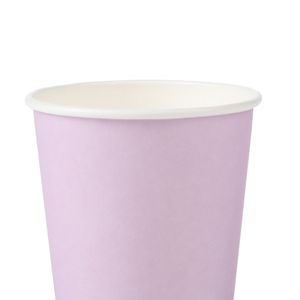 Copo Papel 270mL Candy Lilas - Silver Plastic