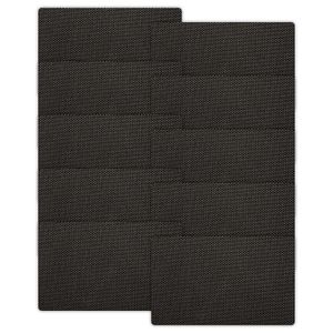 Kit Com 10 Lugar Americano Superfixo Preto - Copa&cia