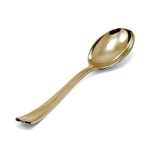 Colher para Refeição 17,5cm Gold Premium - Silver Plastic