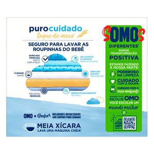 Lava Roupas Pó Puro Cuidado 800g - Omo