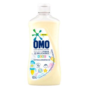 Lava Roupas Finas Delicadas Bebe 450mL - Omo