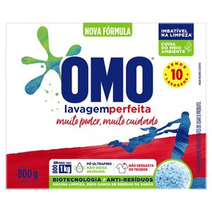 Lava Roupas Pó Lavagem Perfeita 800g - Omo