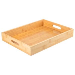 Bandeja em Bambu com Alças Sense 37x28,5cm - Ou