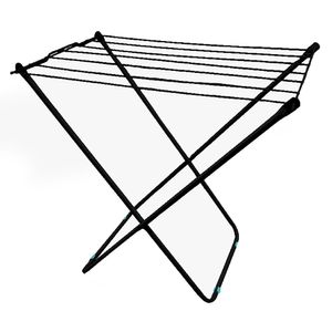 Varal de Chão Portátil Preto - Home Space