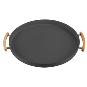 Bandeja com Alças Sense 41,5x37cm Chumbo - Ou