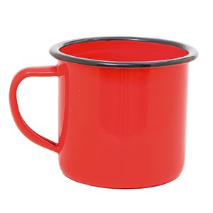 Caneca Esmaltada 360mL Vermelho - Mimo Style