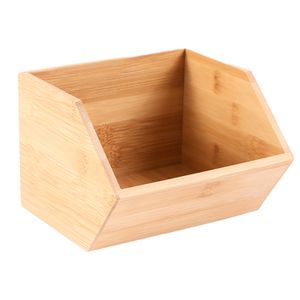 Caixa Organizadora Empilhável em Bambu 3,2l Keep - Ou
