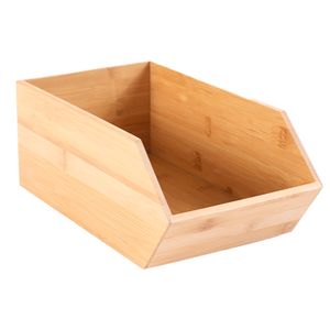 Caixa Organizadora Empilhável em Bambu 6,4l Keep - Ou