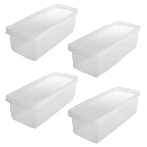 Kit Com 4 Caixas Organizadoras para Sapato My Closet 9x30cm - Ordene