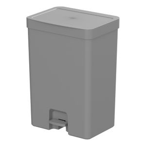 Lixeira com Pedal Trium 30l Chumbo - Ou