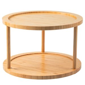 Organizador Giratório Duplo Keep em Bambu - Ou