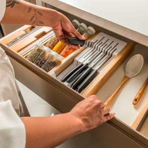 Organizador de Facas Keep em Bambu - Ou