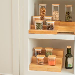 Organizador Multinível Extensível Keep em Bambu - Ou
