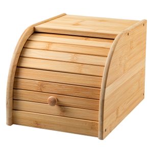 Porta Pão Sense com Abertura Frontal 27cm em Bambu - Ou