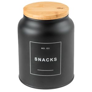 Pote Snacks Sense Preto - Ou