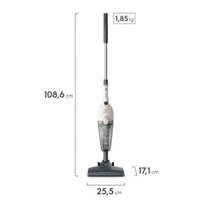 Aspirador de Pó Vertical com Fio Electrolux 1300W 2 em 1 Filtro HEPA Branco (STK14W)