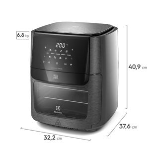 Air Fryer Oven Electrolux 12L Digital Grafite Experience 1700W por Rita Lobo (EAF90)
