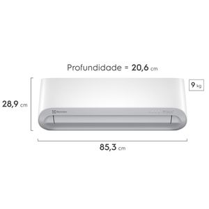 Ar-Condicionado Electrolux Split 9.000 BTUs Color Adapt Quente/Frio com Wi-fi (YI09R/YE09R)