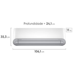 Ar-Condicionado Electrolux Split 24.000 BTUs Color Adapt Quente/Frio com Wi-fi (YI24R/YE24R)