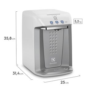 Purificador Electrolux Água Gelada, Fria e Natural Branco (PA21G)