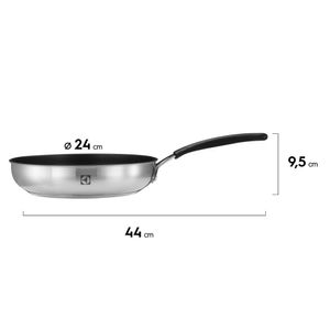 Frigideira Inox com Revestimento Antiaderente 24cm