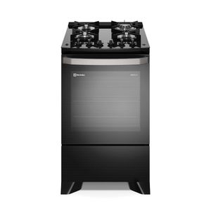 Fogão 4 bocas Electrolux Cinza Experience com Mesa de Vidro, PerfectCook360 e VaporBake (FE4CP)
