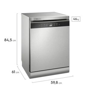 Lava-Louças Electrolux 14 Serviços Inox com Função Higienizar Compras (LL14X)