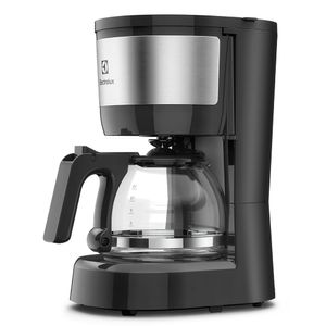 Cafeteira Elétrica Electrolux 15 Xícaras Efficient com Filtro Permanente Removível Cor Inox Preta (ECM10)