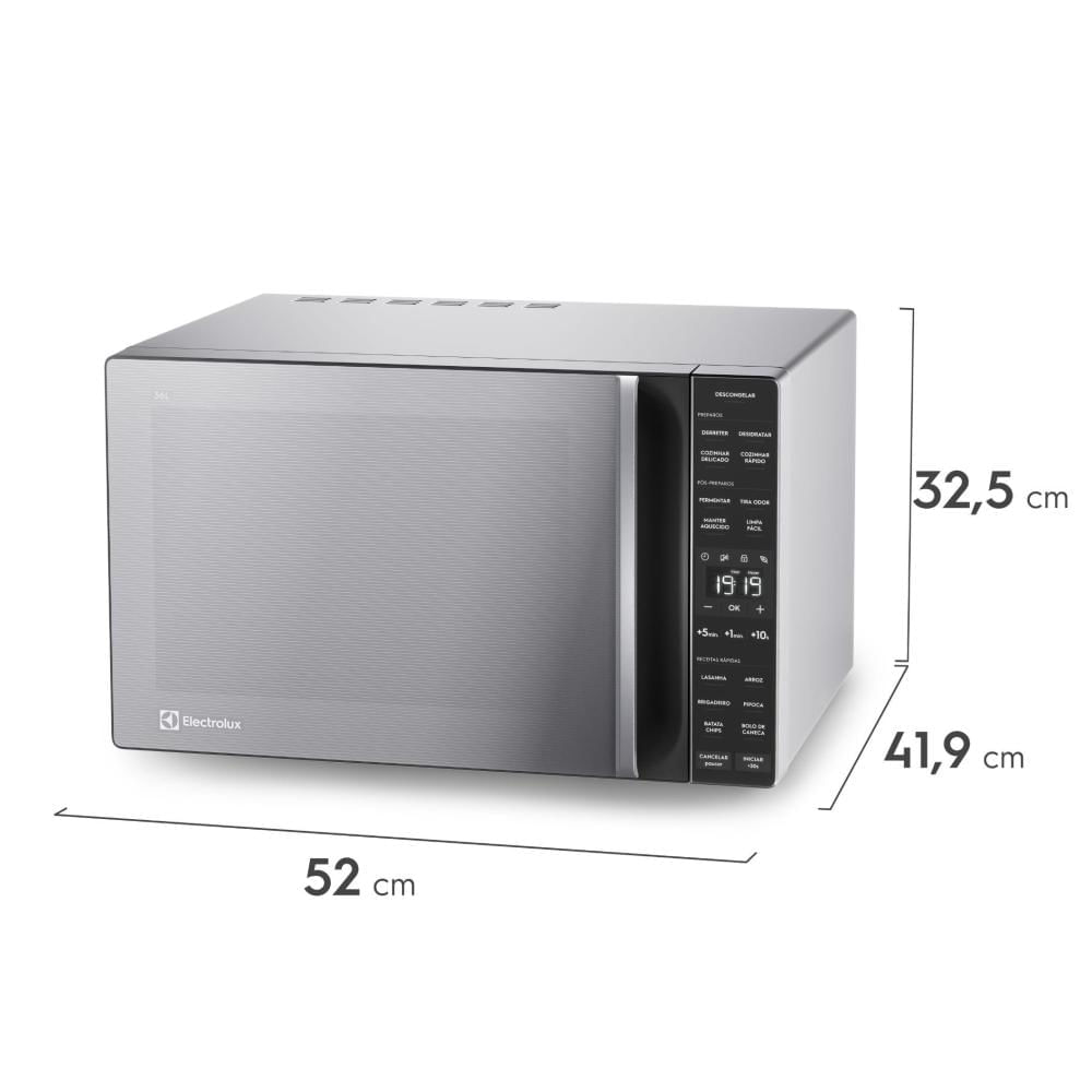 Micro-ondas Electrolux 23L Branco Efficient com Descongelamento Assistido  (ME23B