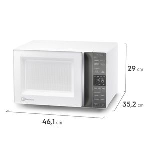 Micro-ondas Electrolux 23L Branco Efficient com Descongelamento Assistido (ME23B