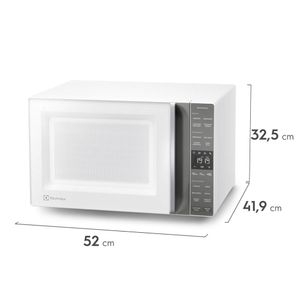 Micro-ondas Electrolux 36L Branco Efficient com Descongelamento Assistido (ME36B)