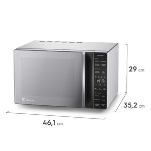Micro-ondas Electrolux 23L cor Inox Efficient com Descongelamento Assistido (ME23S)