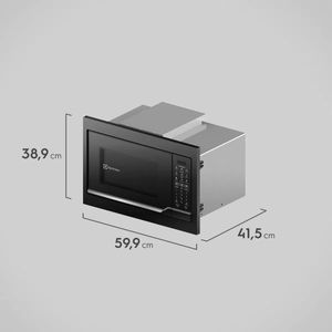 Micro-ondas de Embutir Electrolux 34L Preto com Painel Digital e Função Tira odor (ME3EP)