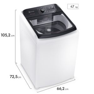 Máquina de Lavar 17kg Electrolux Perfect Care com Água Quente/Vapor e Jatos Poderosos (LEV17)