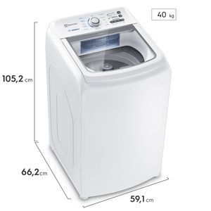 Máquina de Lavar Electrolux 13kg Branca Essential Care com Cesto Inox e Jet&Clean (LED13)