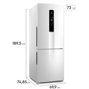 Geladeira Electrolux Frost Free Inverter 490L Efficient com AutoSense Inverse Branco (IB7)