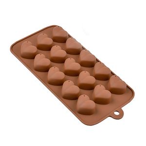 Forma Chocolate Corações 21cm Marrom - Silver Chef