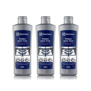 Kit Polidor para Inox Electrolux 200ml 3 unidades