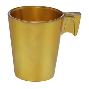 Jogo de Canecas Malta 6 Peças 90mL Dourado - Hauskraft