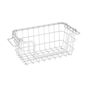 Cesto Organizador Metalla 30x16cm Branco - Yoi