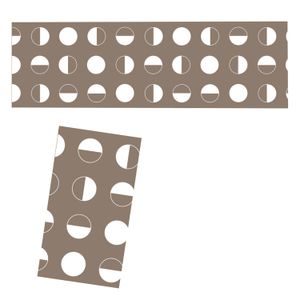 Jogo de Tapetes para Cozinha 2 Peças Fases da Lua - Marka Textil
