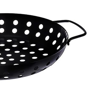 Panela Grelha Churrasqueira Antiaderente 31cm Preta - Hauskraft