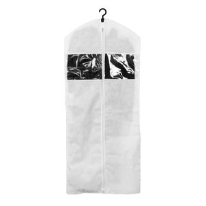 Capa Protetora de Vestido Roupa 59x140cm Smart Branca - Home Space