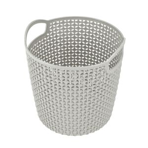 Cesto Organizador Redondo Loft 16,5cm Cinza - Jacki Design