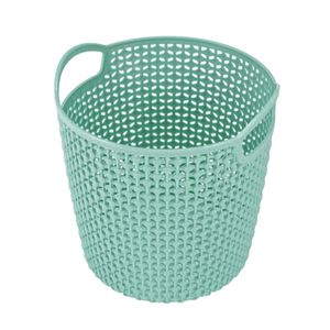 Cesto Organizador Redondo Loft 16,5cm Turquesa - Jacki Design