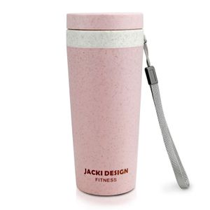 Copo com Tampa Lifestyle 300mL Rosa - Jacki Design