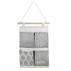 Organizador Multiuso de Pendurar Loft 34x22cm Cinza - Jacki Design