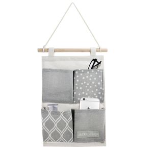 Organizador Multiuso de Pendurar Loft 34x22cm Cinza - Jacki Design