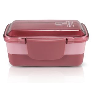 Pote Marmita com 2 Andares Concept 950mL Rosa - Jacki Design